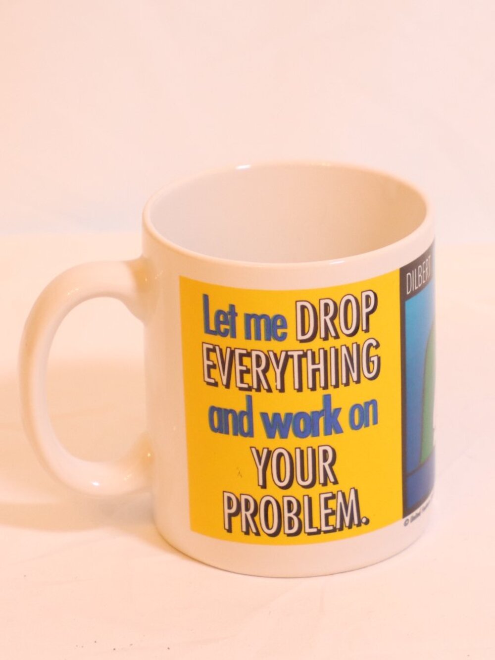 Vintage Dilbert Comic Ceramic Mug
